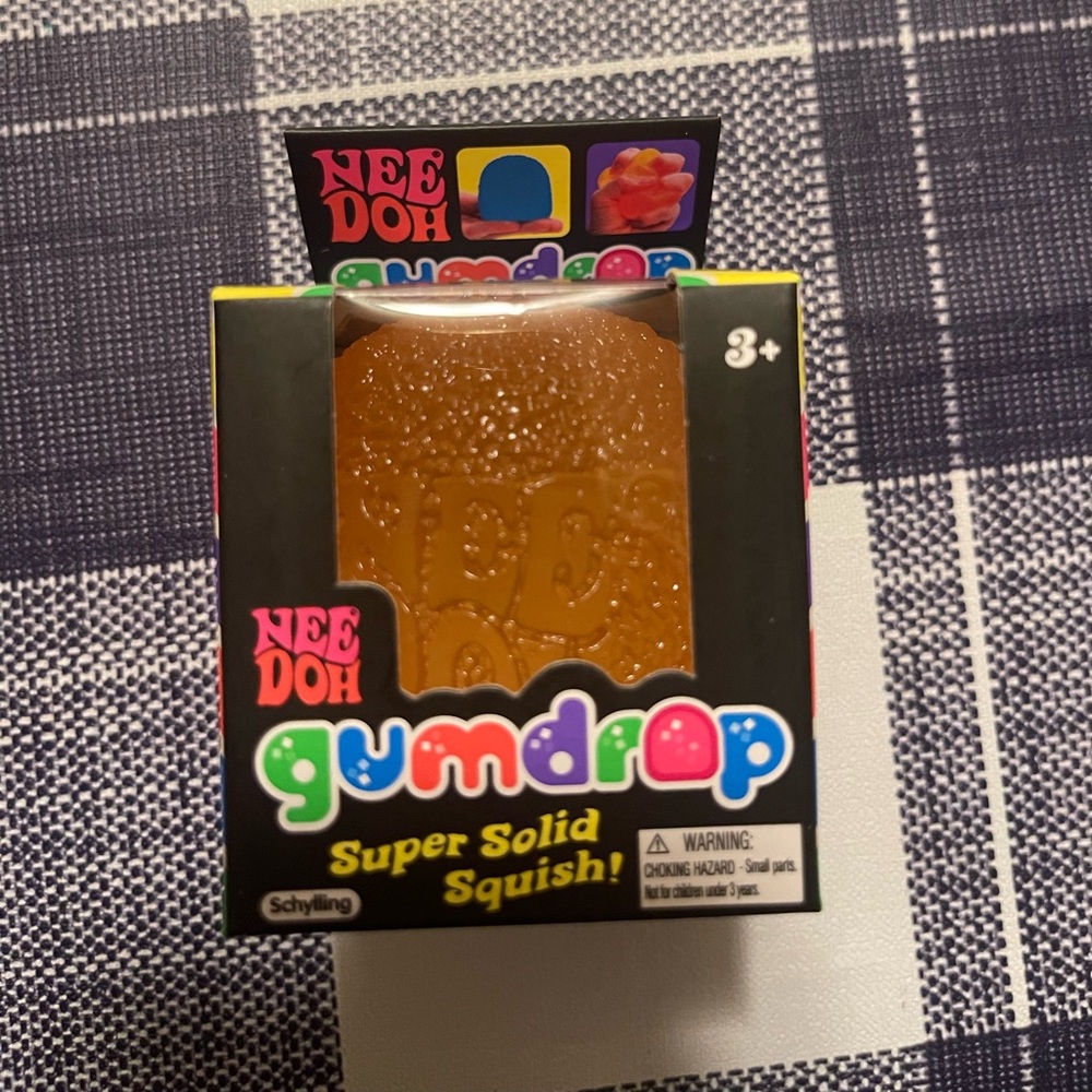 Needoh Gumdrop Super Solid Squish - Orange